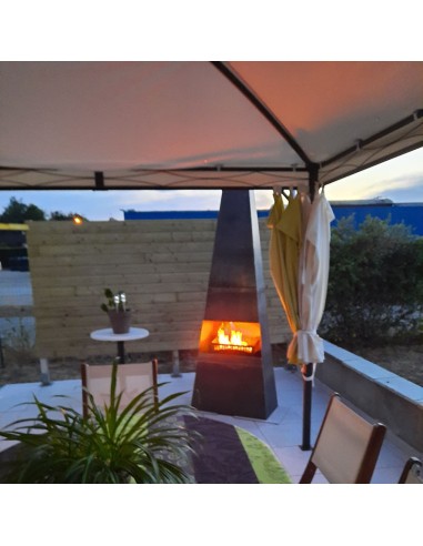 Cheminée extérieure