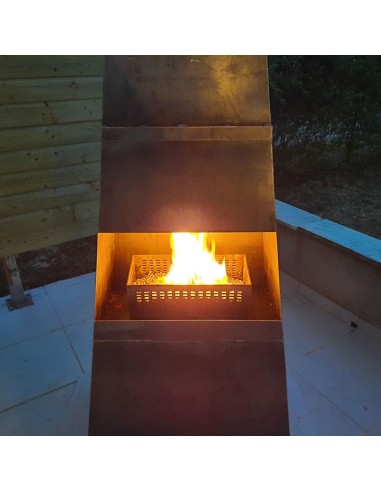 Cheminée extérieure