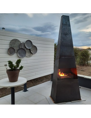 Cheminée extérieure